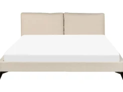 Letto Bouclé MELLE 180 x 200 cm Beige