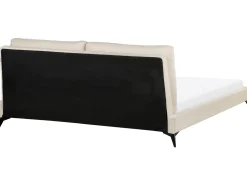 Letto Bouclé MELLE 180 x 200 cm Beige
