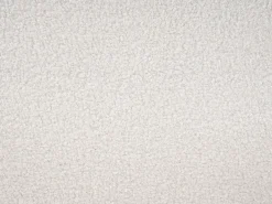 Letto Bouclé MELLE 180 x 200 cm Bianco sporco