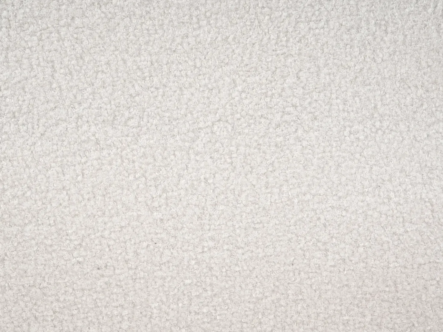 Letto Bouclé MELLE 180 x 200 cm Bianco sporco