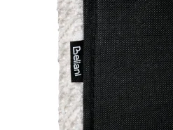 Letto Bouclé MELLE 180 x 200 cm Bianco sporco
