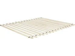 Letto Bouclé VALOGNES 180 x 200 cm Bianco sporco