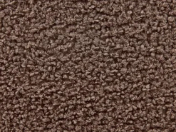 Letto Bouclé VALOGNES 180 x 200 cm Marrone