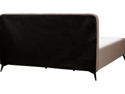 Letto Bouclé VALOGNES 180 x 200 cm Marrone