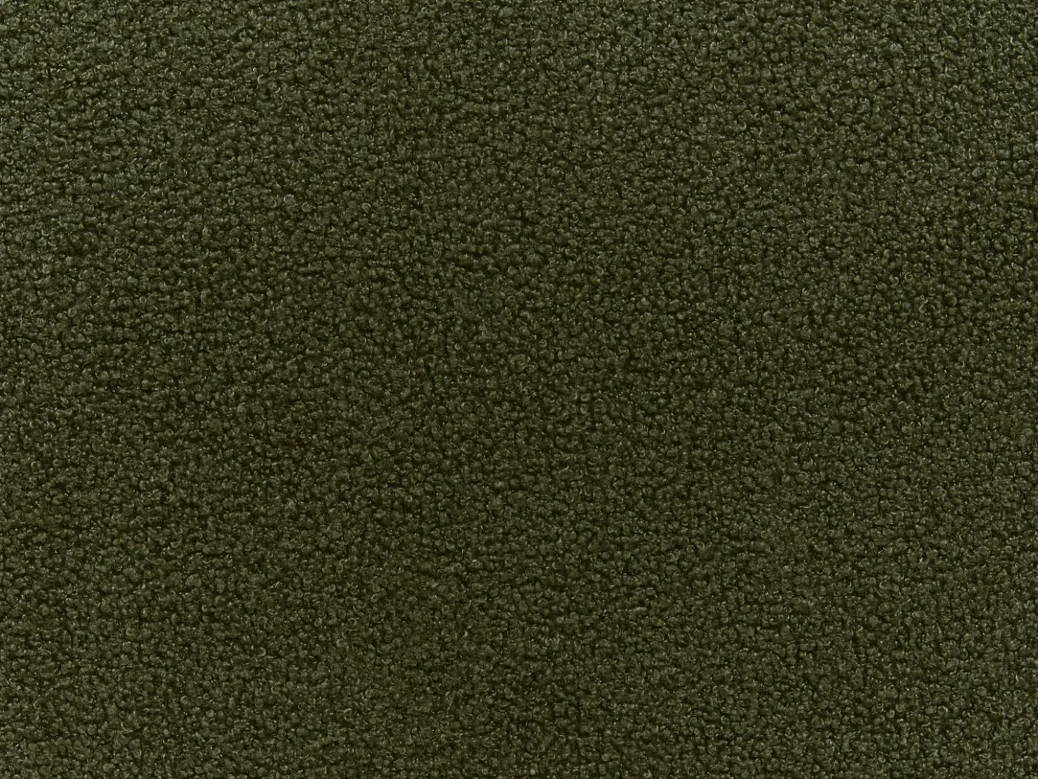 Letto Bouclé VALOGNES 180 x 200 cm Verde scuro