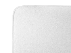 Letto Bouclé VALOGNES 180 x 200 cm Bianco sporco