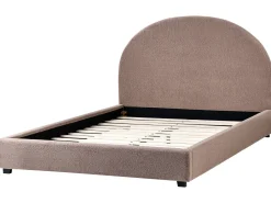 Letto Bouclé VAUCLUSE 140 x 200 cm Tortora