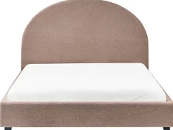 Letto Bouclé VAUCLUSE 140 x 200 cm Tortora