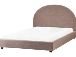 Letto Bouclé VAUCLUSE 140 x 200 cm Tortora