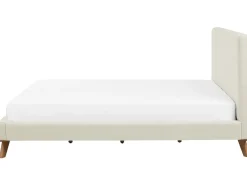 Letto Ciniglia TALENCE 180 x 200 cm Beige chiaro
