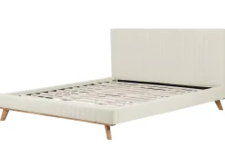Letto Ciniglia TALENCE 180 x 200 cm Beige chiaro