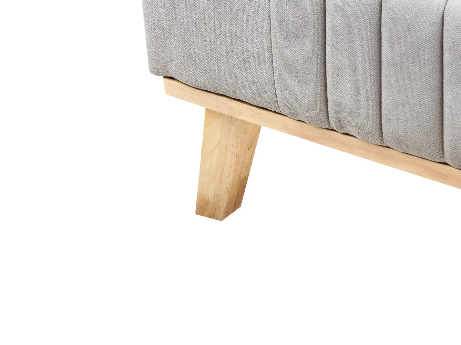 Letto Ciniglia TALENCE 180 x 200 cm Grigio chiaro