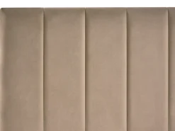Letto con cassetti contenitori Velluto LONZAC 180 x 200 cm Tortora