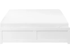 Letto con cassetti contenitore senza testata BRUX 180 x 200 cm Bianco