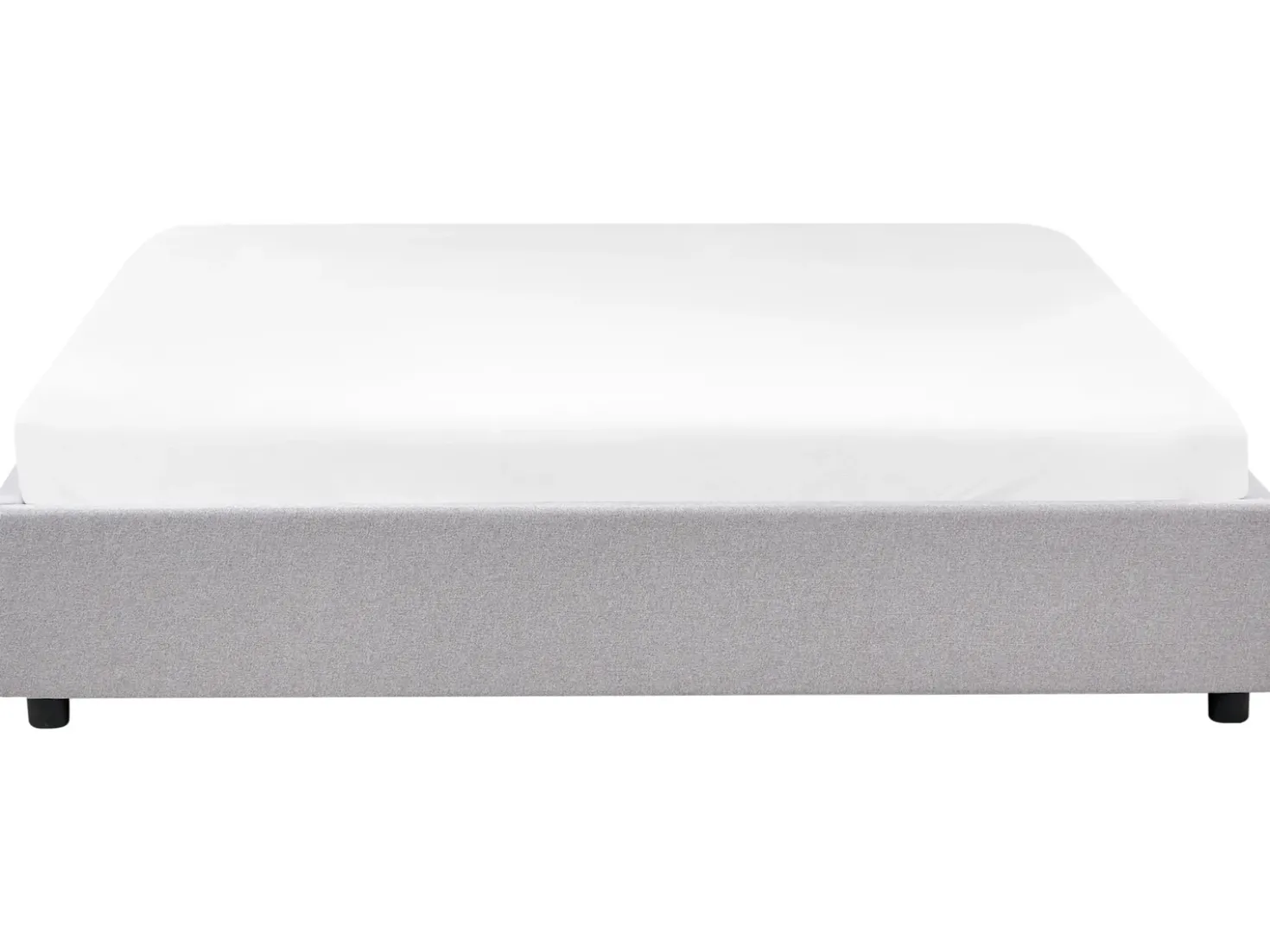 Letto con cassetti contenitore senza testata Tessuto PRADES 180 x 200 cm Grigio chiaro
