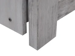 Letto con cassetti contenitori Legno CAHORS 90 x 200 cm Grigio