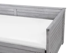 Letto con cassetti contenitori Legno CAHORS 90 x 200 cm Grigio