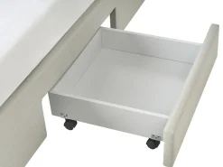 Letto con cassetti contenitori Tessuto SOUTRIN 180 x 200 cm Beige