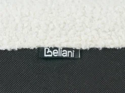 Letto con cassetti contenitori Bouclé SOUTRIN 180 x 200 cm Bianco sporco