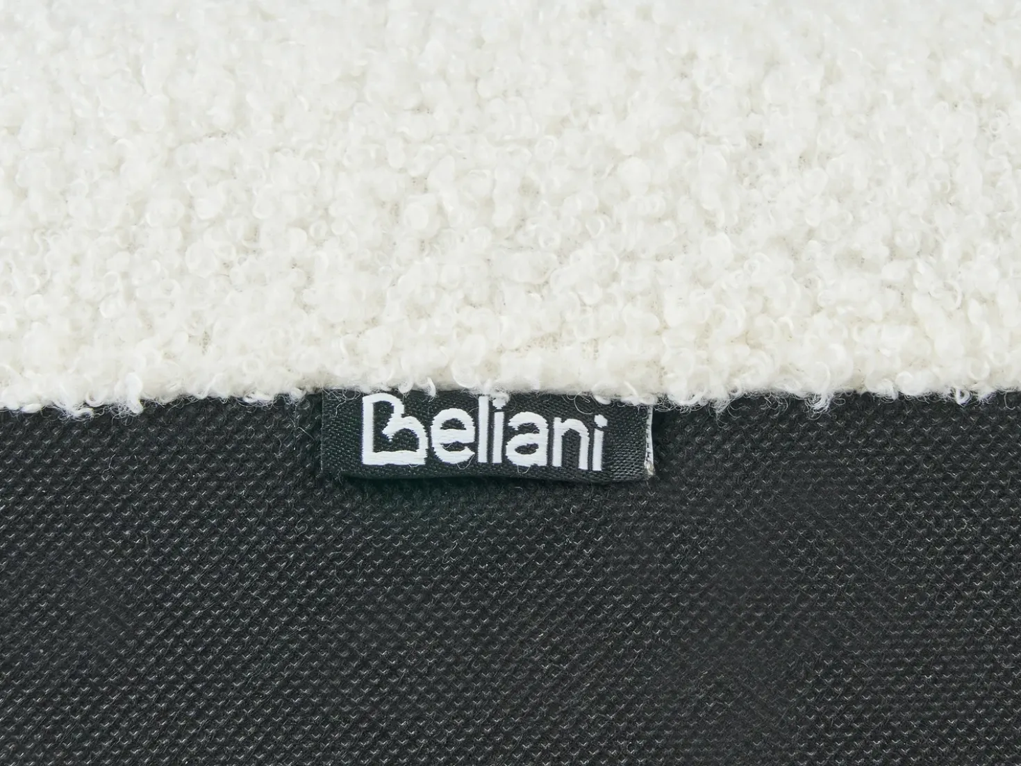 Letto con cassetti contenitori Bouclé SOUTRIN 180 x 200 cm Bianco sporco