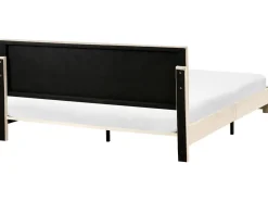 Letto con cassetti contenitori Velluto LONZAC 180 x 200 cm Beige