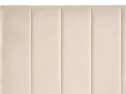 Letto con cassetti contenitori Velluto LONZAC 180 x 200 cm Beige