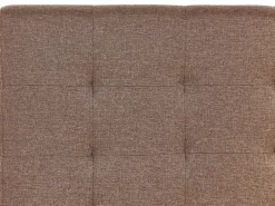 Letto con cassetti contenitori Tessuto LA ROCHELLE 180 x 200 cm Marrone