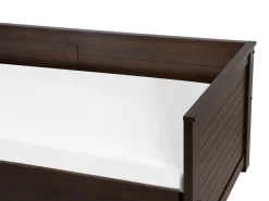 Letto con cassetti contenitori Legno CAHORS 90 x 200 cm Marrone scuro