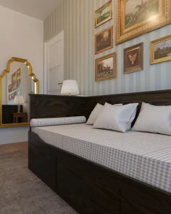 Letto con cassetti contenitori Legno CAHORS 90 x 200 cm Marrone scuro