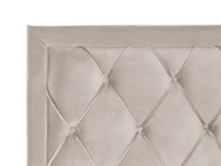 Letto con cassetti contenitori Velluto LIEVIN 180 x 200 cm Beige