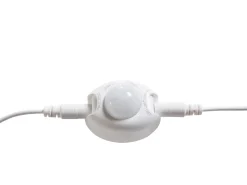 Letto con LED Pelle sintetica ZEN 160 x 200 cm Bianco