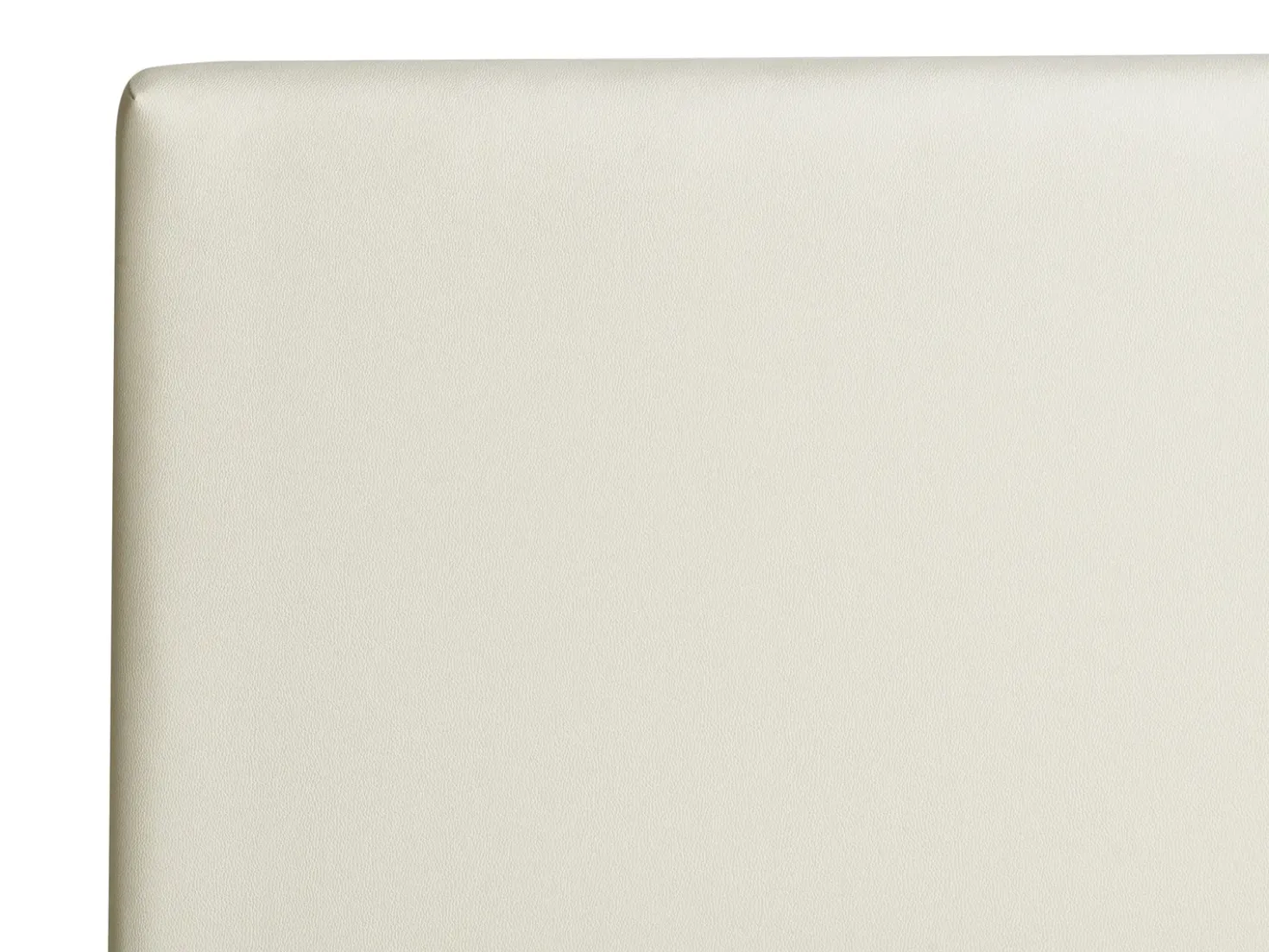 Letto con LED Pelle sintetica ZEN 160 x 200 cm Bianco