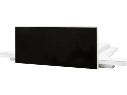 Letto con LED Pelle sintetica ZEN 160 x 200 cm Bianco