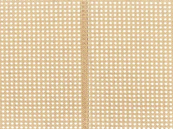 Letto con LED Rattan AURAY 160 x 200 cm Nero