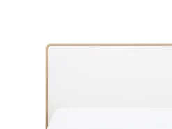 Letto con LED SERRIS 180 x 200 cm Marrone chiaro