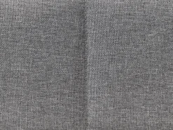 Letto con LED Tessuto BEAULIEU 180 x 200 cm con contenitore con porta USB Grigio scuro