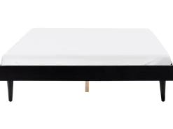 Letto con LED TOUCY 160 x 200 cm Nero