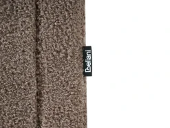 Letto con ottomano senza testata Bouclé DINAN 160 x 200 cm Tortora