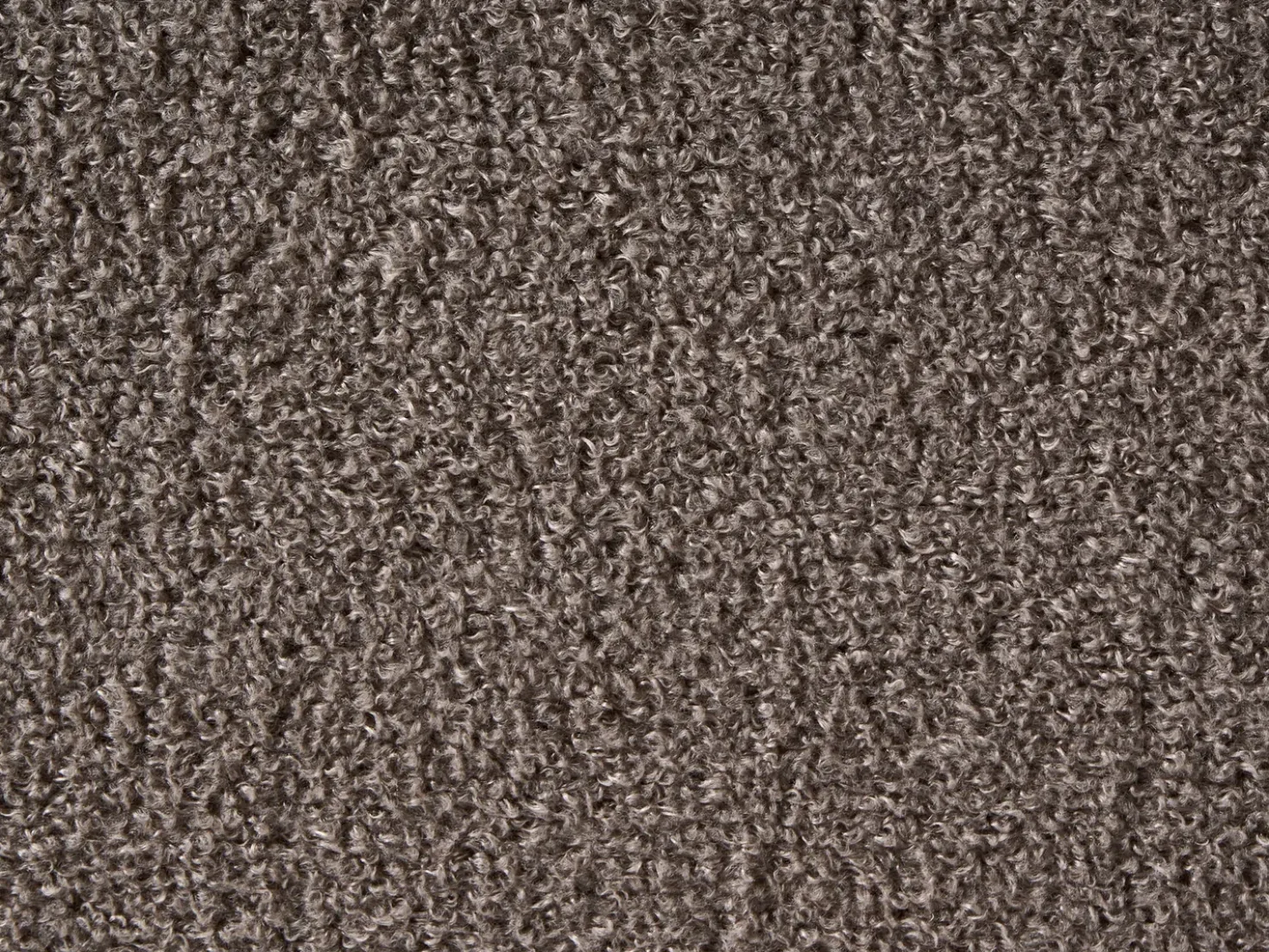 Letto con ottomano senza testata Bouclé DINAN 140 x 200 cm Tortora