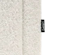 Letto con ottomano senza testata Bouclé DINAN 160 x 200 cm Bianco sporco
