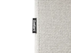 Letto con ottomano senza testata Tessuto DINAN 180 x 200 cm Grigio chiaro