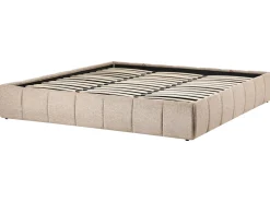 Letto con ottomano senza testata Tessuto GENAS 180 x 200 cm Beige