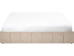 Letto con ottomano senza testata Tessuto GENAS 180 x 200 cm Beige
