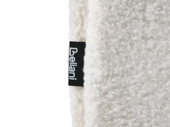Letto con ottomano senza testata Bouclé GENAS 180 x 200 cm Bianco sporco