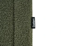 Letto con ottomano senza testata Bouclé DINAN 140 x 200 cm Verde scuro