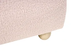 Letto contenitore Bouclé BLAGNAC 90 x 200 cm Rosa