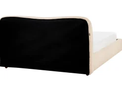 Letto contenitore Bouclé BLAGNAC 180 x 200 cm Beige