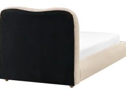 Letto contenitore Bouclé BLAGNAC 90 x 200 cm Beige
