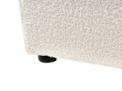 Letto contenitore Bouclé BOUSSE 180 x 200 cm Bianco sporco