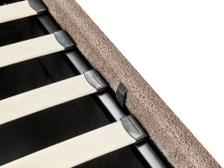 Letto contenitore Bouclé BOUSSE 180 x 200 cm Tortora